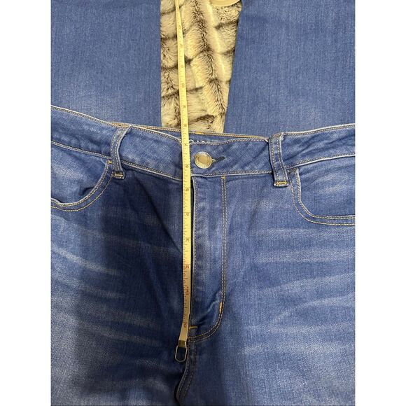 NWOT Women’s American Eagle Hi Rise Jegging Blue Denim Jeans Size 14 - Picture 11 of 13